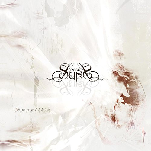 CD cover for Dark Suns - Swanlike, with abstract white and brown textures.