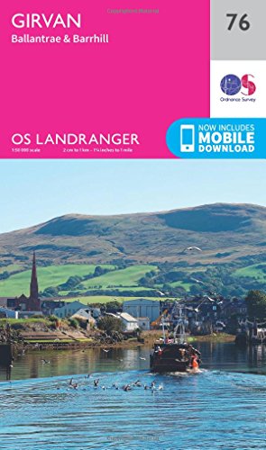 Landranger (76) Girvan, Ballantrae & Barrhill (OS Landranger Map)