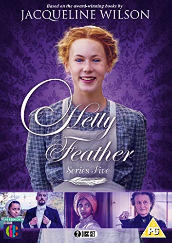 Hetty Feather" Series 5 DVD cover featuring a young woman in period clothing.