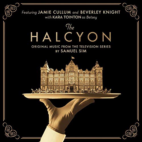 CD cover for “The Halcyon” soundtrack, featuring a building on a tray.