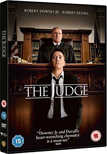 DVD cover for "The Judge" featuring Robert Downey Jr. and Robert Duvall.