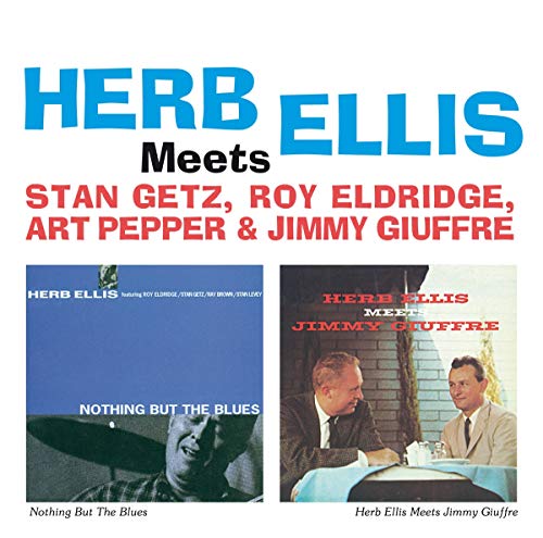 CD cover for "Herb Ellis Meets Getz, Eldridge, Pepper & Giuffre.