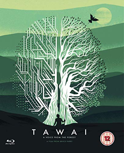Blu-ray cover for "Tawai" featuring a stylized tree and bird silhouette.