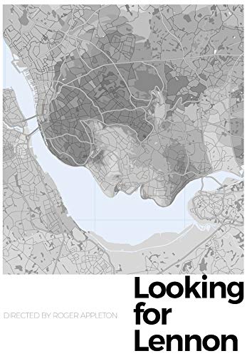 DVD cover for "Looking for Lennon" with a map and title text.