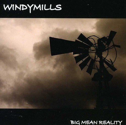 CD cover: Silhouette of a windmill against a cloudy, dramatic sky.
