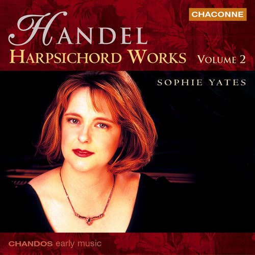 CD cover featuring portrait of Sophie Yates, harpsichordist.