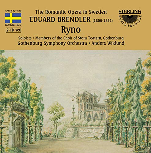CD cover for Brendler’s “Ryno” featuring a painted castle landscape.