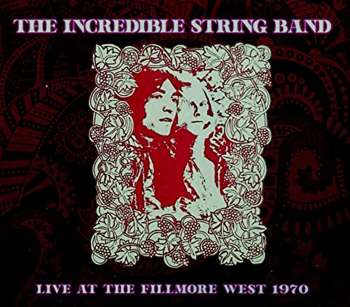 CD cover for The Incredible String Band’s 1970 Fillmore West live album.