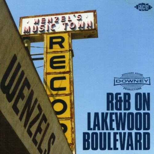 CD cover for āR&B on Lakewood Boulevardā featuring a record store sign.