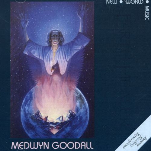 CD cover: man with outstretched arms above a glowing Earth.