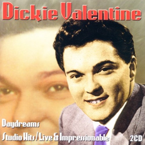 "Dickie Valentine CD cover with a man in a suit and purple tie."