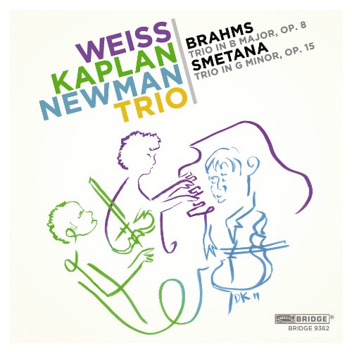 "CD cover with colorful text and line drawings of three musicians playing instruments."