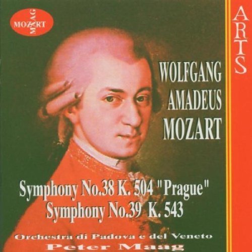 CD cover featuring a portrait of Wolfgang Amadeus Mozart.