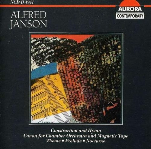 "CD cover with abstract art and musical notes on a black background."