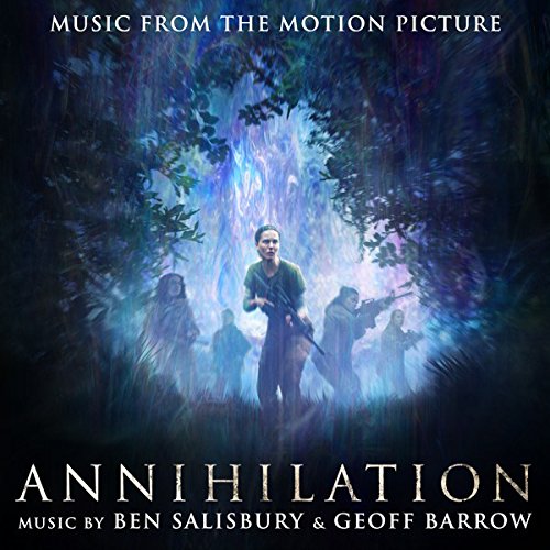 "Album cover with silhouette of a person against a bright, fiery background, titled 'Annihilation'."