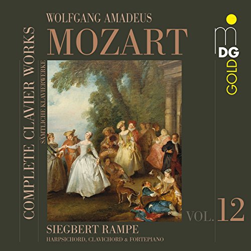 CD cover with painting of people in 18th-century attire, green background, and gold text.