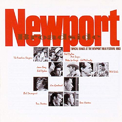 CD cover for "Newport Broadside" featuring black and white portraits.