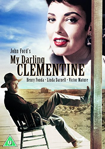 My Darling Clementine" DVD cover featuring Linda Darnell and Henry Fonda.