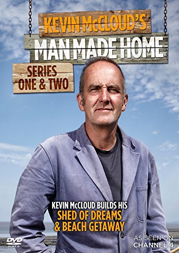 DVD cover featuring Kevin McCloud with wooden signs, blue sky, and coastal scenery.