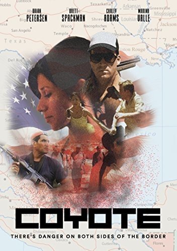 Coyote" DVD cover featuring a man in sunglasses and composite images.