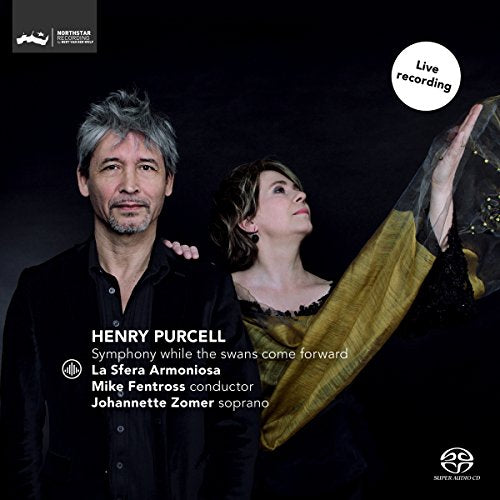 CD cover with man and woman against a black background, text listing the artist.