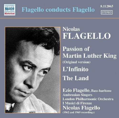 CD cover with a black-and-white portrait and white text on a gray background.