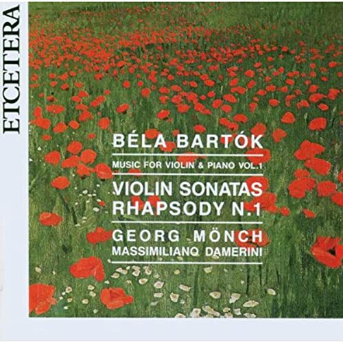 CD cover with a field of red poppies and text listing composers.