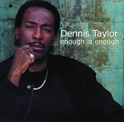 CD cover featuring portrait of Dennis Taylor against a teal brick wall.
