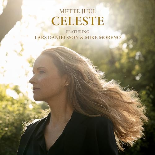 CD cover featuring Mette Juul in profile, bathed in warm light.