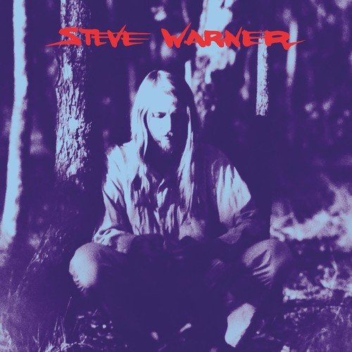 Album cover for Steve Warner, featuring a man in a purple forest.