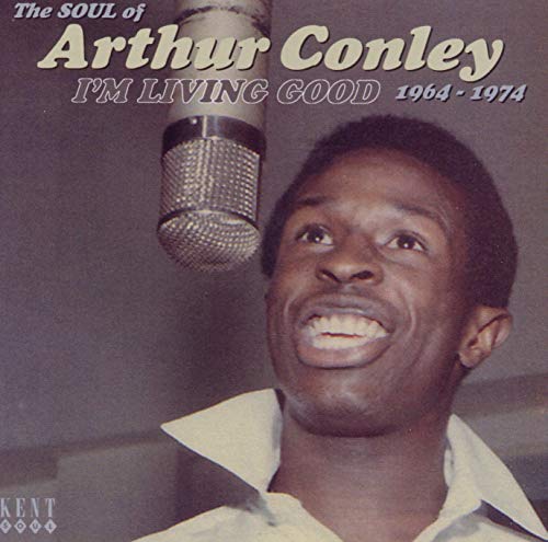 Arthur Conley CD cover featuring a portrait of the singer at a microphone.