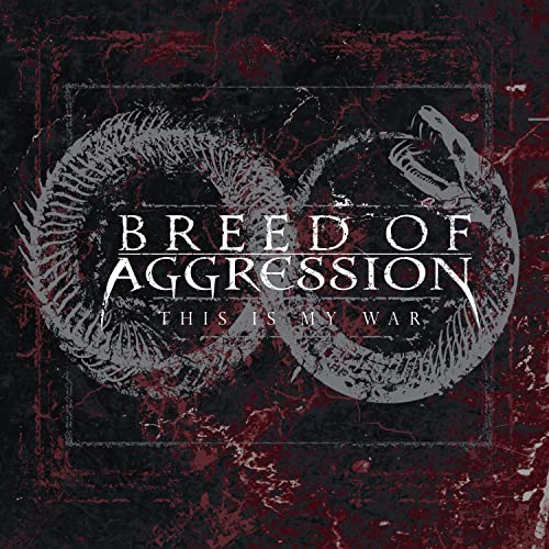 CD cover for Breed Of Aggression’s “This Is My War” with a snake.