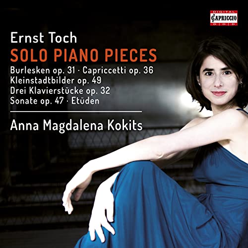 CD cover featuring pianist Anna Magdalena Kokits and composer Ernst Toch.