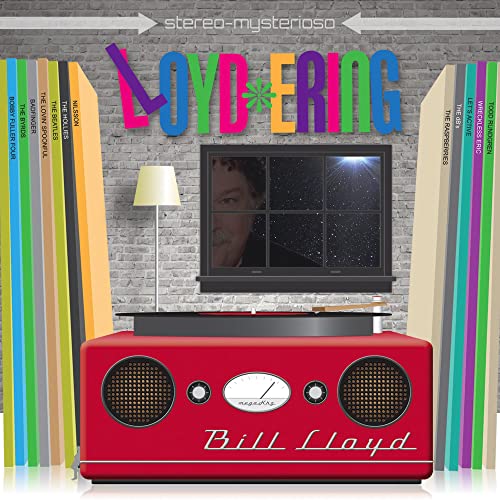 CD cover for Bill Lloyd’s “Lloyd-Ering” featuring a retro living room scene.