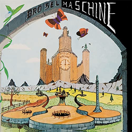 CD cover art: fantastical landscape with organ-like structure and butterflies.