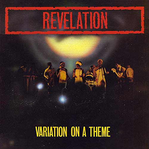 "Album cover with 'Revelation' in red and 'Variation on a Theme' in yellow."