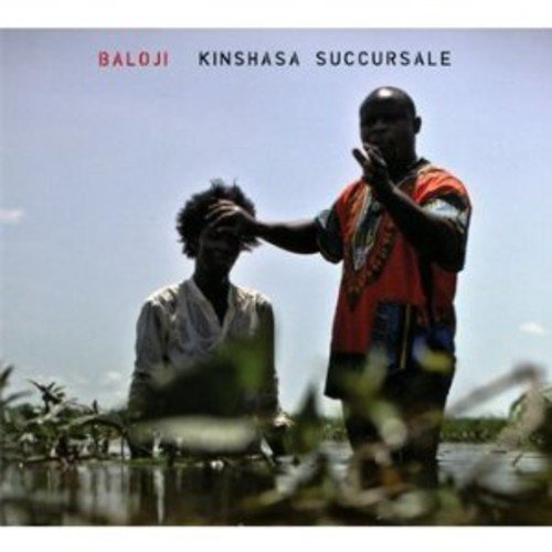"CD cover featuring two men in water, one shielding his eyes."