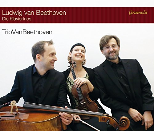 "CD cover featuring three musicians in black, with a woman holding a violin."