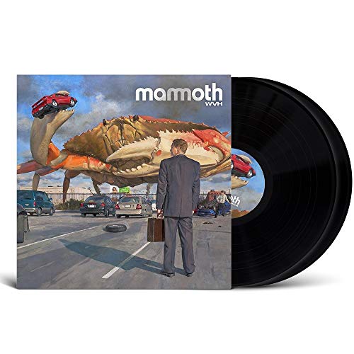 Mammoth WVH vinyl record with surreal album art of a crab and man.