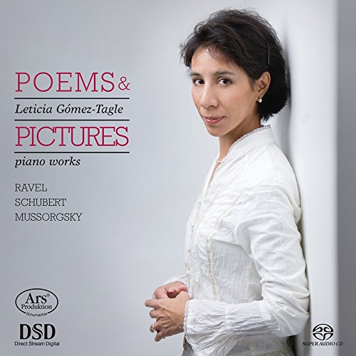 CD cover featuring pianist Leticia Gómez-Tagle in a white blouse.