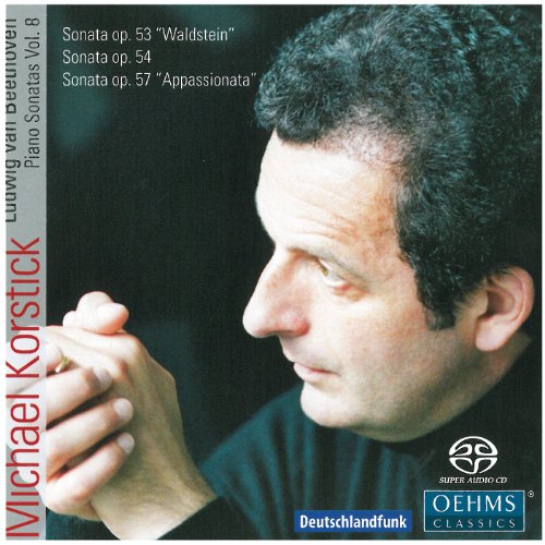 Man with dark hair and clasped hands, profile view, on a CD cover.