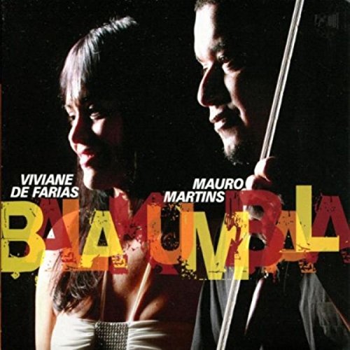 "Album cover with man holding bow and woman, against a dark background."