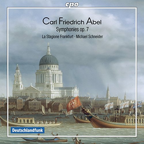 "CD cover featuring a painting of a European cityscape with boats and a large white building."