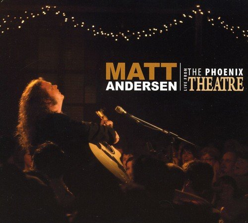 "Album cover featuring Matt Andersen playing guitar and singing into a microphone."