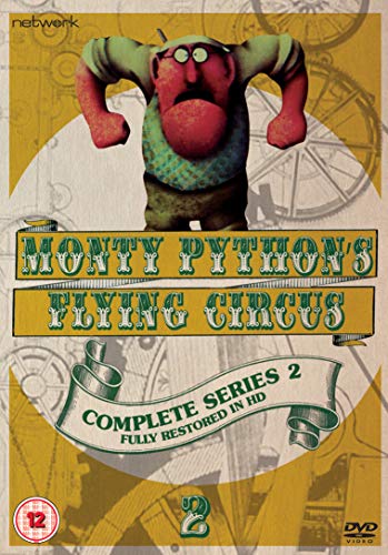 DVD cover for Monty Python’s Flying Circus, Series 2, featuring animation.