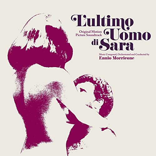 CD cover for Ennio Morricone’s “Sarah’s Last Man” soundtrack, with figures in purple.