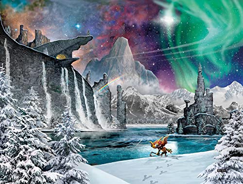 Puzzles For Adults - Grymnitt's Lair - Mike Jupp 1000 Piece Jigsaw Puzzle | Made In Britain | Thick Puzzle Board | Cartoon Puzzles