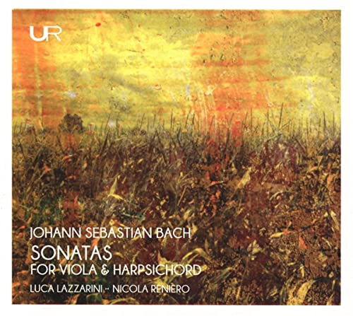 CD cover with abstract orange and brown brushstrokes, text reading "Sonatas.