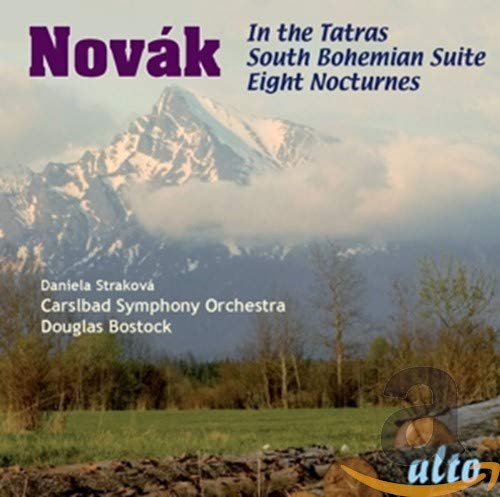 CD cover featuring snowy mountains and text listing composers and performers.
