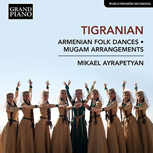 CD cover featuring women in traditional Armenian dresses dancing in a circle.